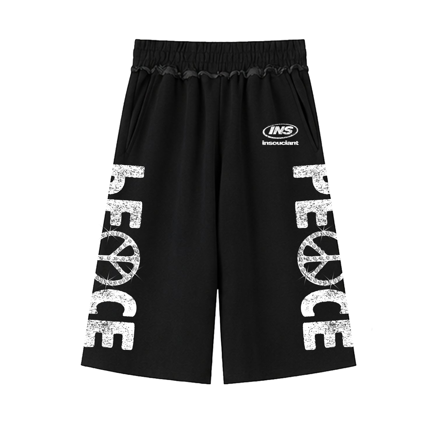 Midnight “PEACE” Shorts